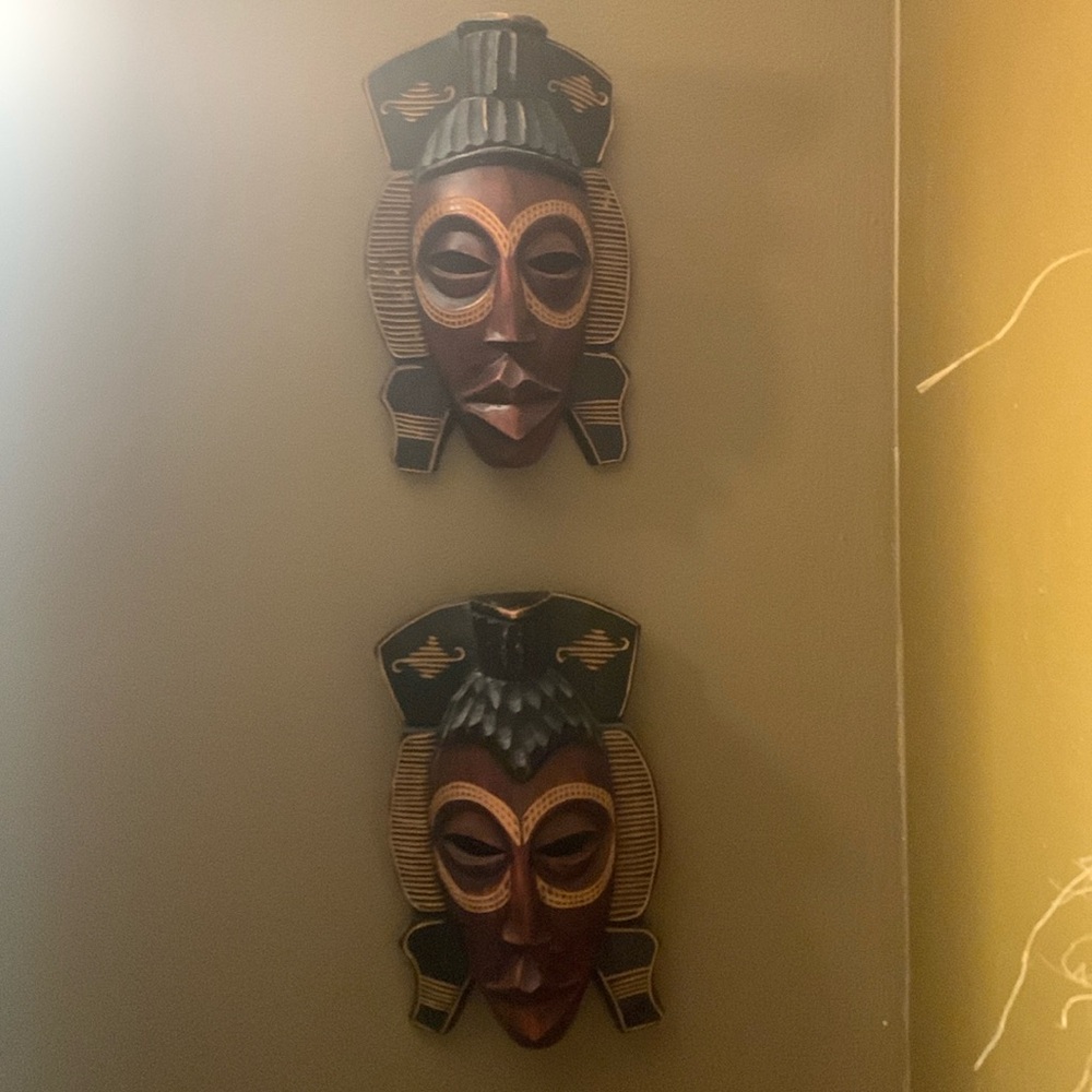 Authentic African masks